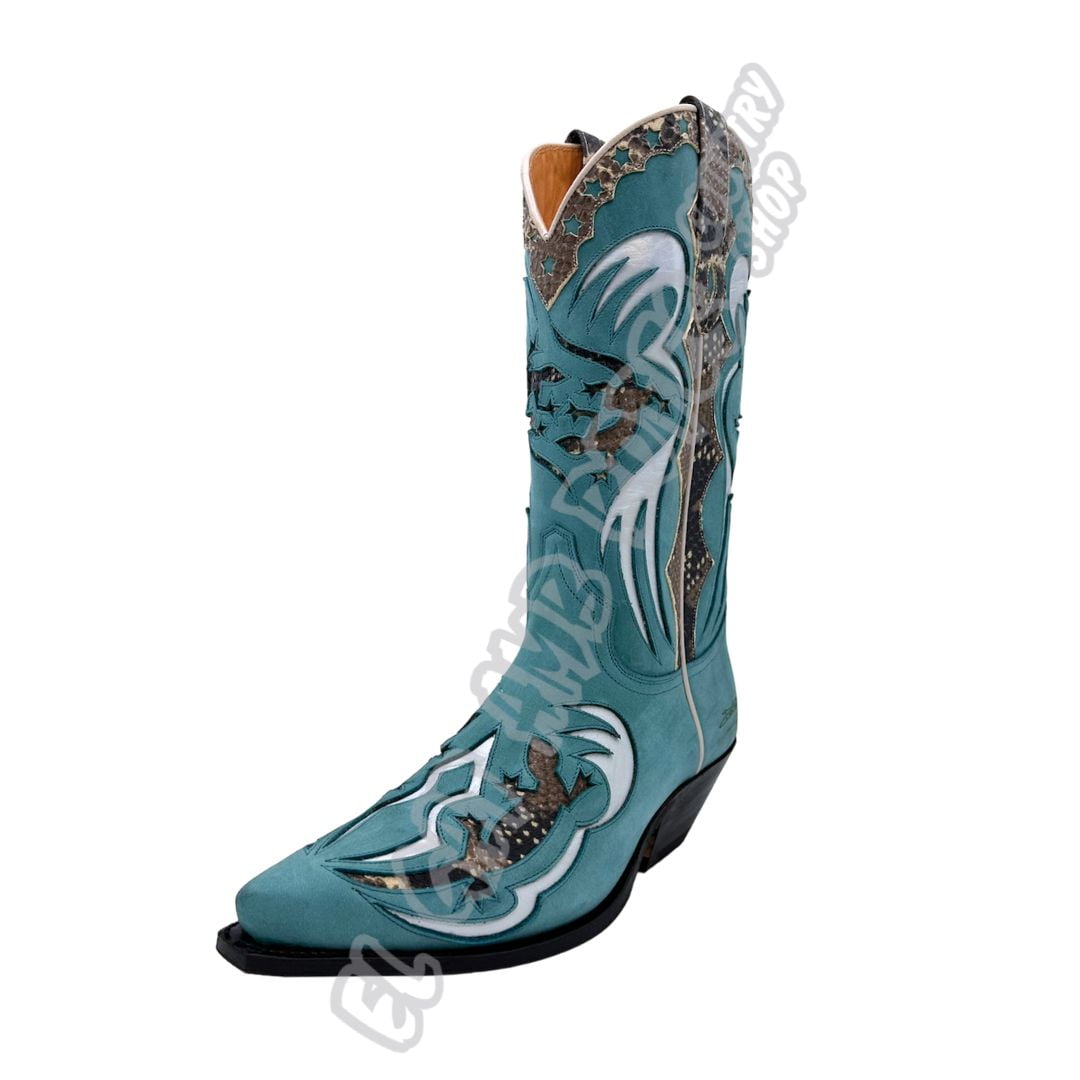 El Gat amb Botes - Platja d'Aro - Shop Online - Botas - David Villellas - Sendra 13396 Sprinter Turquesa
