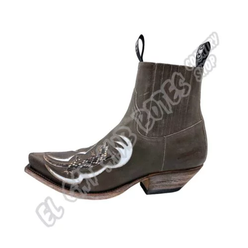 El Gat amb Botes - Platja d'Aro - Shop Online - Booties - David Villellas - Sendra 14677 Washed Smoke