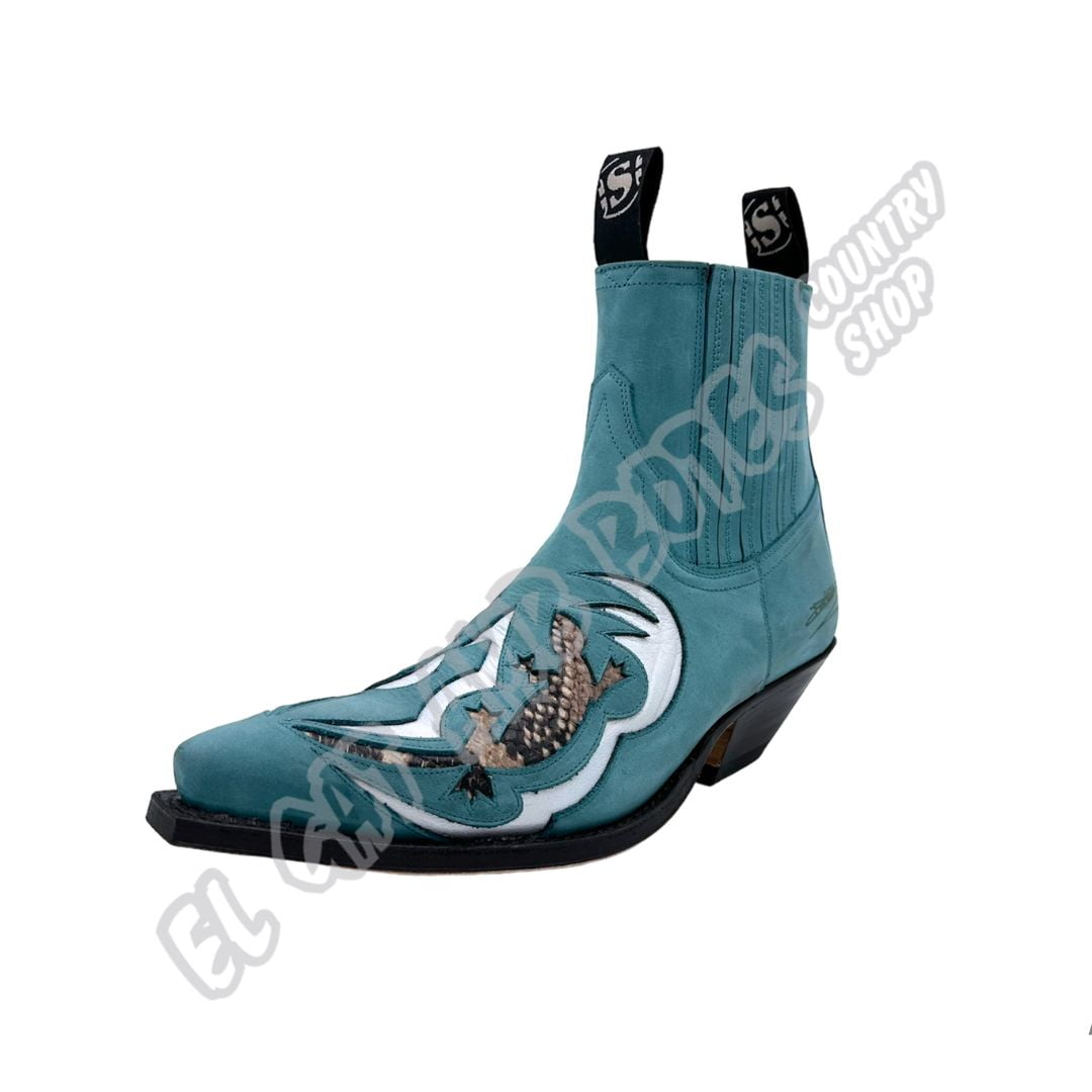 El Gat amb Botes - Platja d'Aro - Shop Online - Botines - David Villellas - Sendra 14677 Sprinter Turquesa