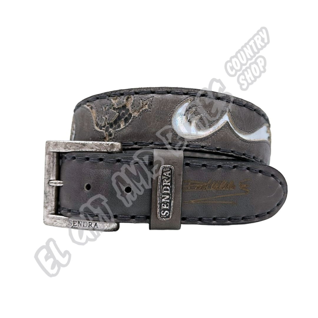 El Gat amb Botes - Platja d'Aro - Shop Online - Cinturones - David Villellas - Sendra 14164 Olimpia Fumo Lavado