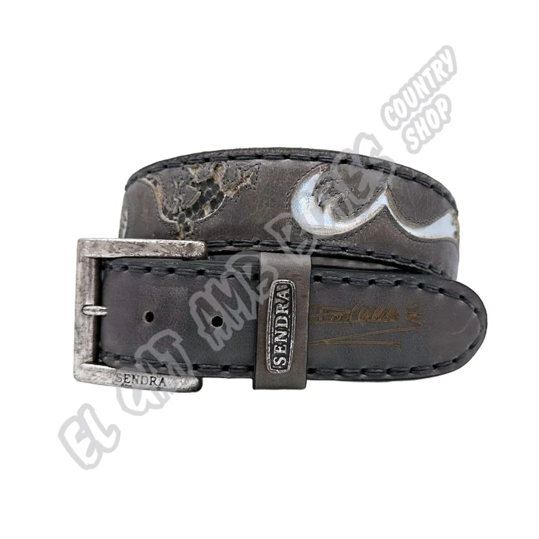 El Gat amb Botes - Platja d'Aro - Shop Online - Cinturones - David Villellas - Sendra 14164 Olimpia Fumo Lavado