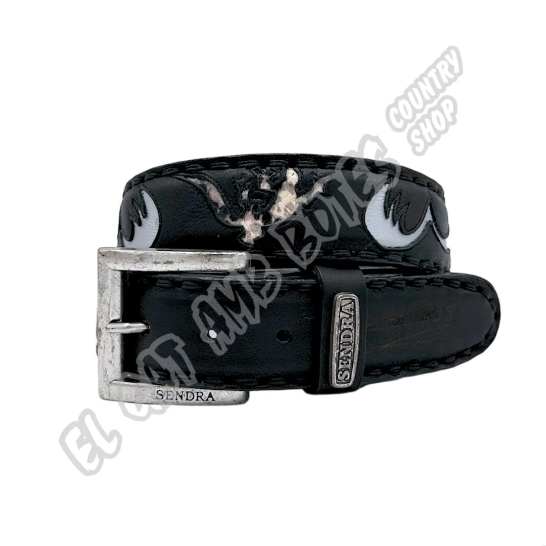 El Gat amb Botes - Platja d'Aro - Shop Online - Cinturones - David Villellas - Sendra 14164 Salvaje Negro