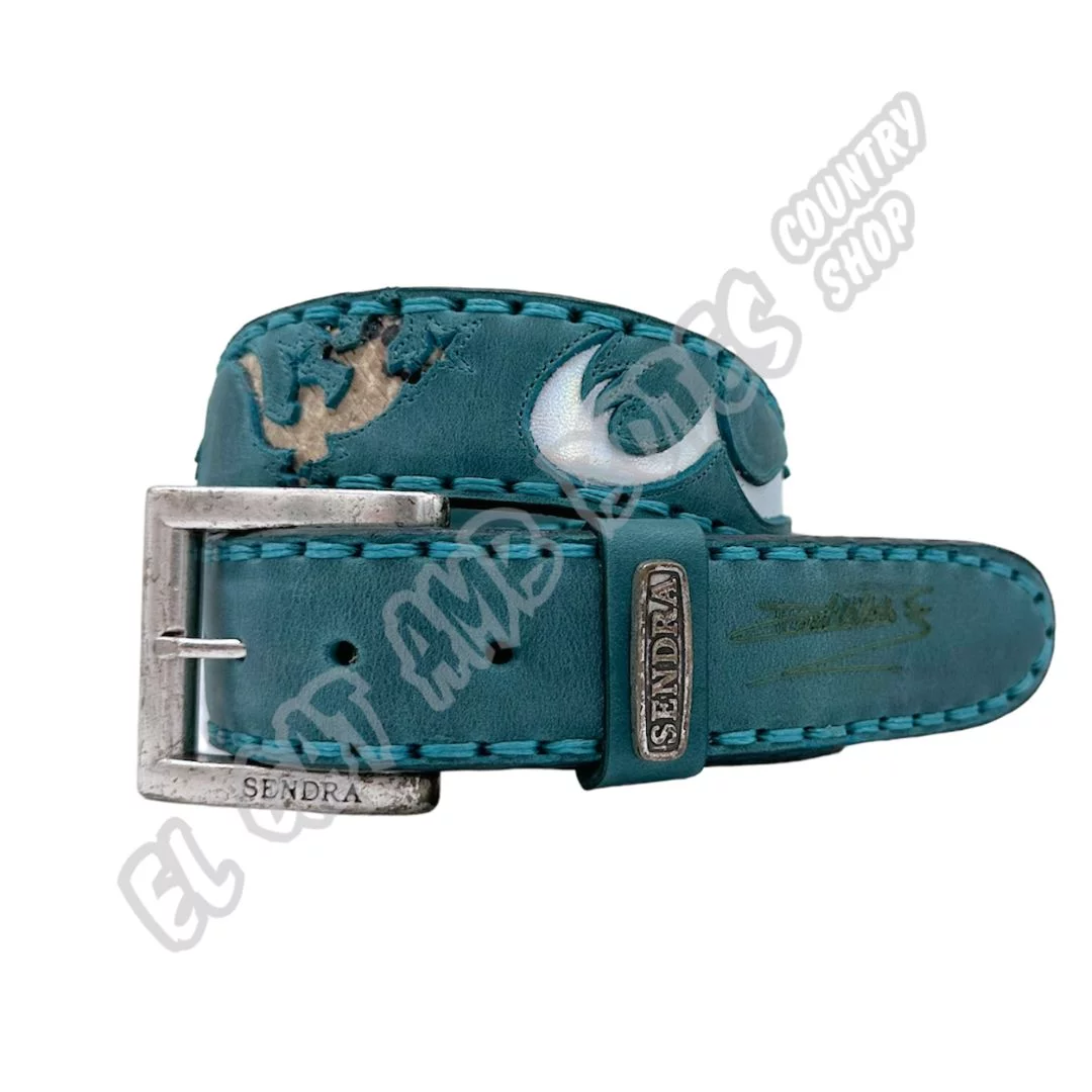 El Gat amb Botes - Platja d'Aro - Shop Online - Cinturones - David Villellas - Sendra 14164 Sprinter Turquesa
