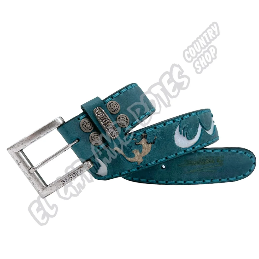 El Gat amb Botes - Platja d'Aro - Shop Online - Cinturones - David Villellas - Sendra 14164 Sprinter Turquesa