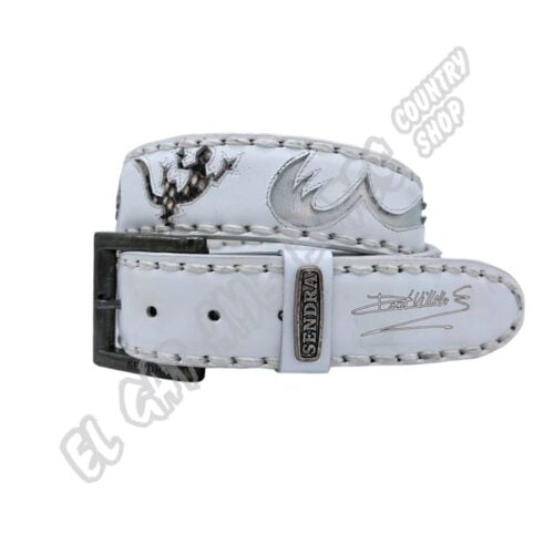 El Gat amb Botes - Platja d'Aro - Shop Online - Cinturones - David Villellas - Sendra 14164 X Blanco