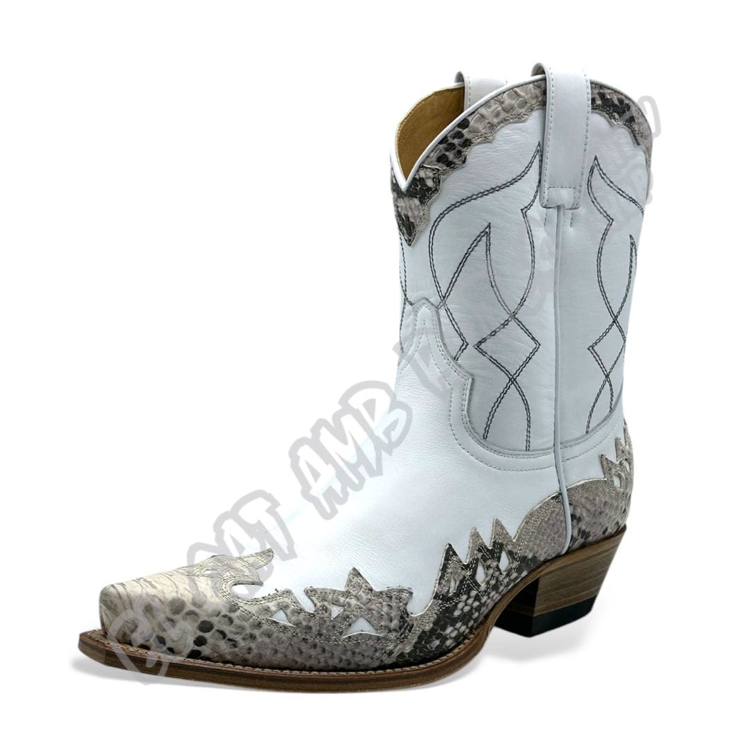 El Gat Amb Botes - Platja D'aro - Shop Online - Botas - Sendra 15433 Garduña Blanco
