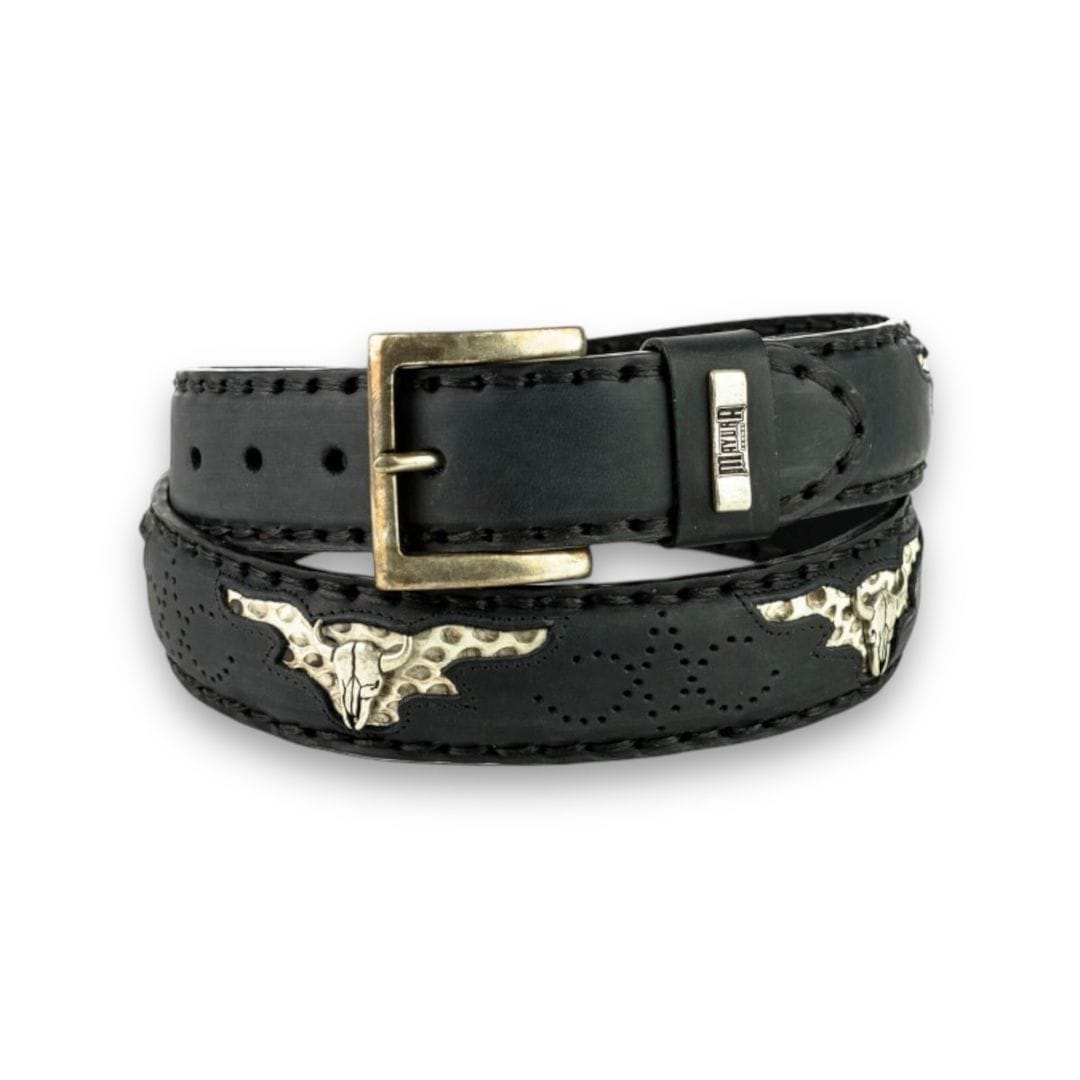 El-Gat-Amb-Botes-Platja-Daro-Shop-Online-Cinturones-Mayura-Boots-1322S-Vacuno-Pyton-Black