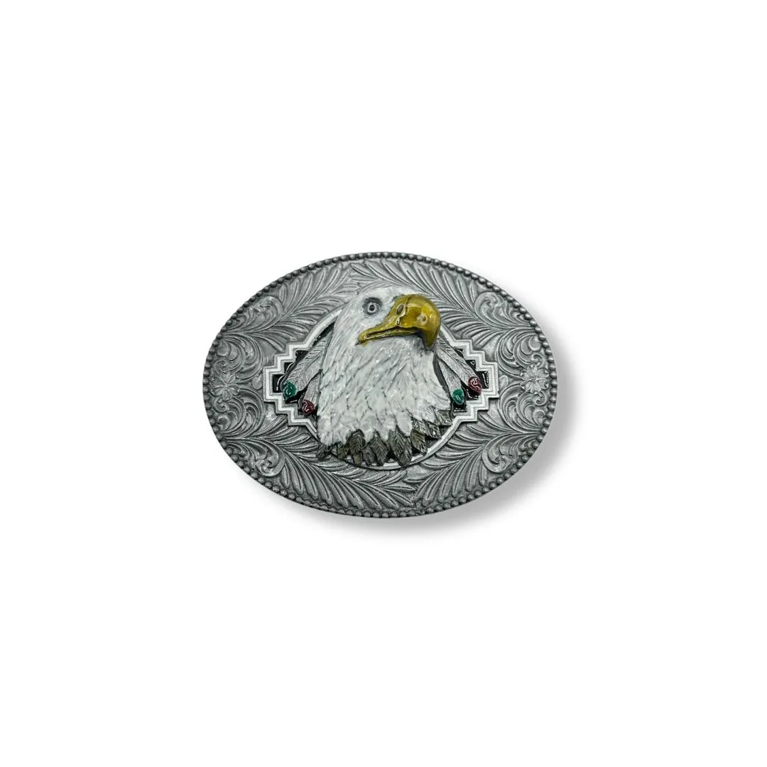 El-Gat-Amb-Botes-Platja-Daro-Shop-Online-Complementos-Hebilla Oval Eagle Head