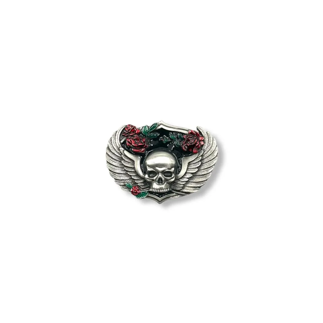 El-Gat-Amb-Botes-Platja-Daro-Shop-Online-Complementos-Hebilla Rose Skull Wing