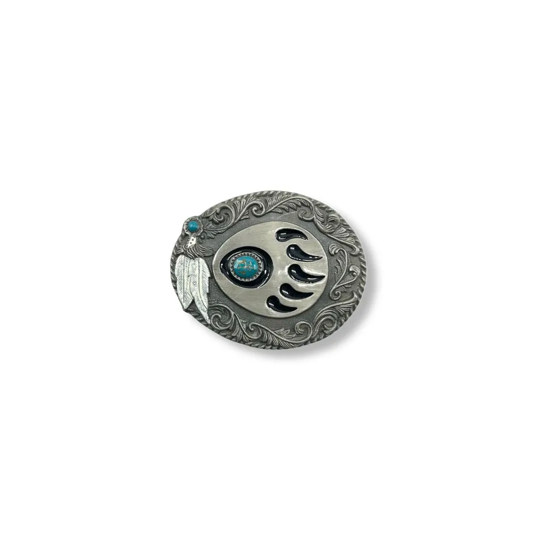 El-Gat-Amb-Botes-Platja-Daro-Shop-Online-Complementos-Hebilla Turquoise Bear Paw Southwest
