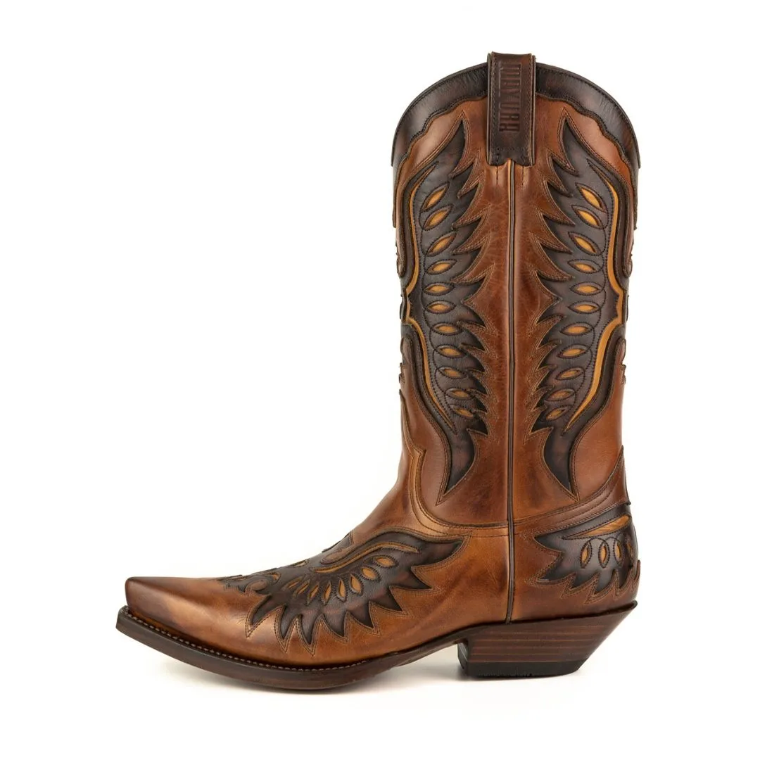 El Gat Amb Botes - Platja D'aro - Shop Online - Boots - Mayura-2626-C Eagle Pull Grass Castano Old Spotted