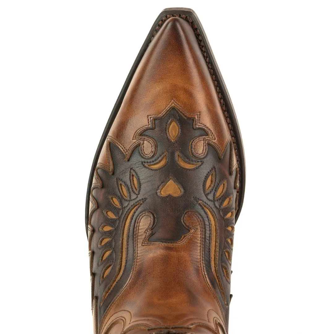 El Gat Amb Botes - Platja D'aro - Shop Online - Boots - Mayura-2626-C Eagle Pull Grass Castano Old Spotted