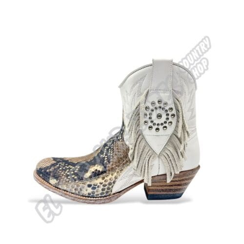 El Gat Amb Botes - Platja D'aro - Shop Online - Booties - Sendra 11653 Chamois White