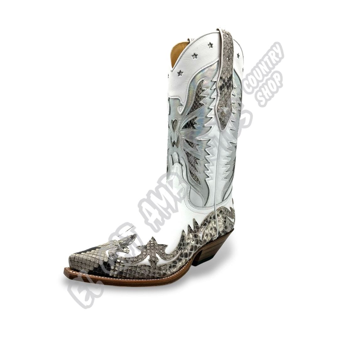 El-Gat-Amb-Botes-Platja-Daro-Shop-Online-Botas-Sendra-6791-P-Piton-Natural-Garduna-Blanco