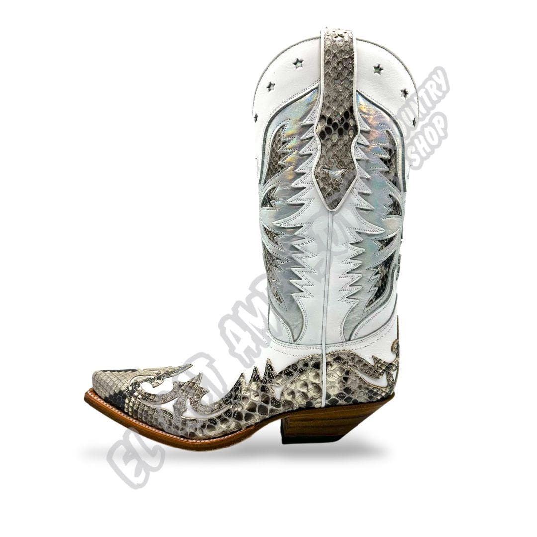 El-Gat-Amb-Botes-Platja-Daro-Shop-Online-Botas-Sendra-6791-P-Piton-Natural-Garduna-Blanco