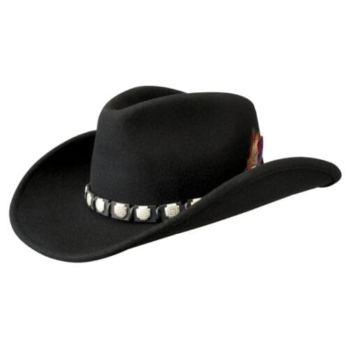 El-Gat-Amb-Boats-Platja-Daro-Shop-Online-Hats-Stetson-3598102-Hackberry-Western-Woolfelt-1-Noir