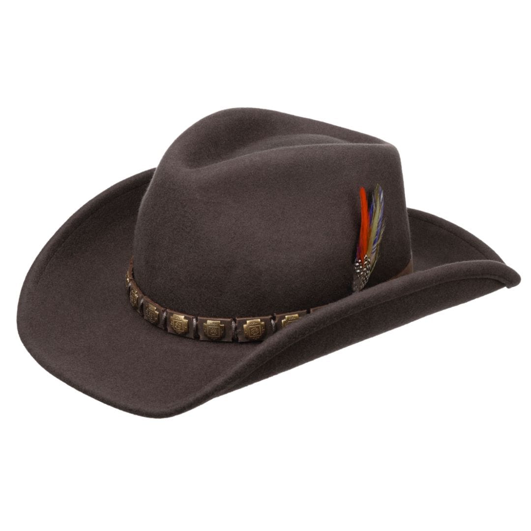 El-Gat-Amb-Botes-Platja-Daro-Shop-Online-Sombreros-Stetson-3598102-Hackberry-Western-Woolfelt-62-Chocolate