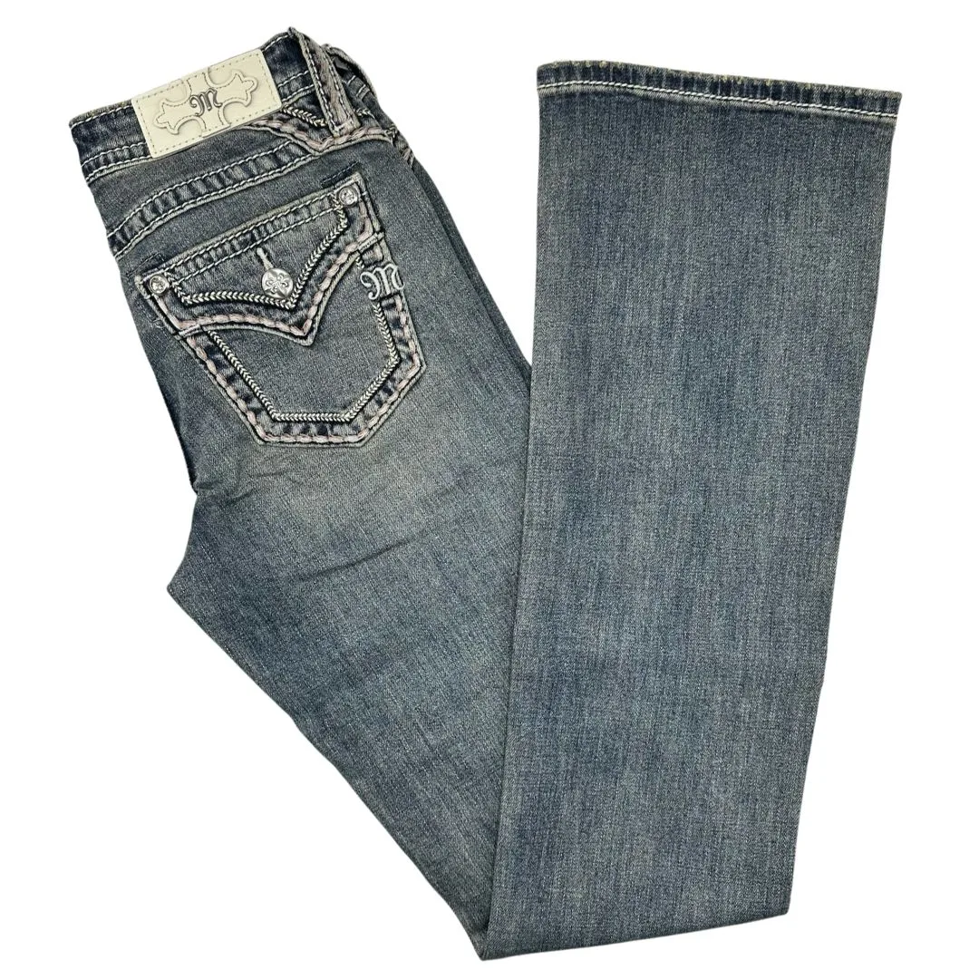 El-Gat-Amb-Botes-Platja-Daro-Shop-Online-Complementos-Jeans-Mujer-MissMe-Pink-Stitch