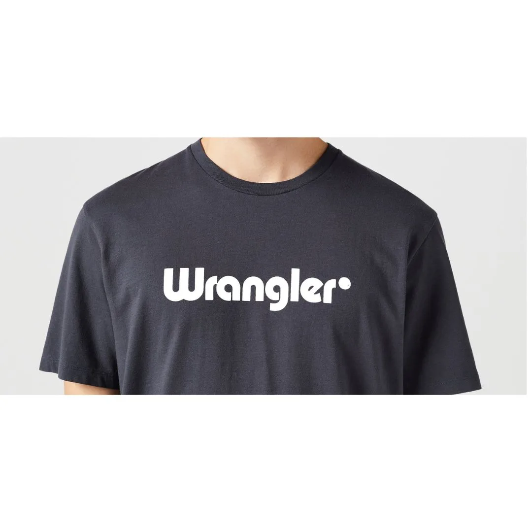 El-Gat-Amb-Botes-Platja-Daro-Shop-Online-Complementos-Jeans-Hombre-Wrangler-Logo-Tee-Black-112350526