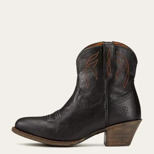 El-Gat-Amb-Boots-Beach-Daro-Shop-Online-Ariat-Boots-10017325-Darlin-Almond-Toe-Western-All-Black