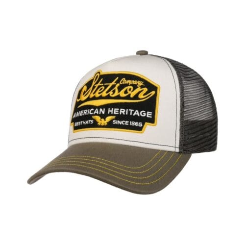 El-Gat-Amb-Botes-Platja-Daro-Shop-Online-Complementos-Bandanas-y-Gorras-Stetson-American-Heritage-Trucker