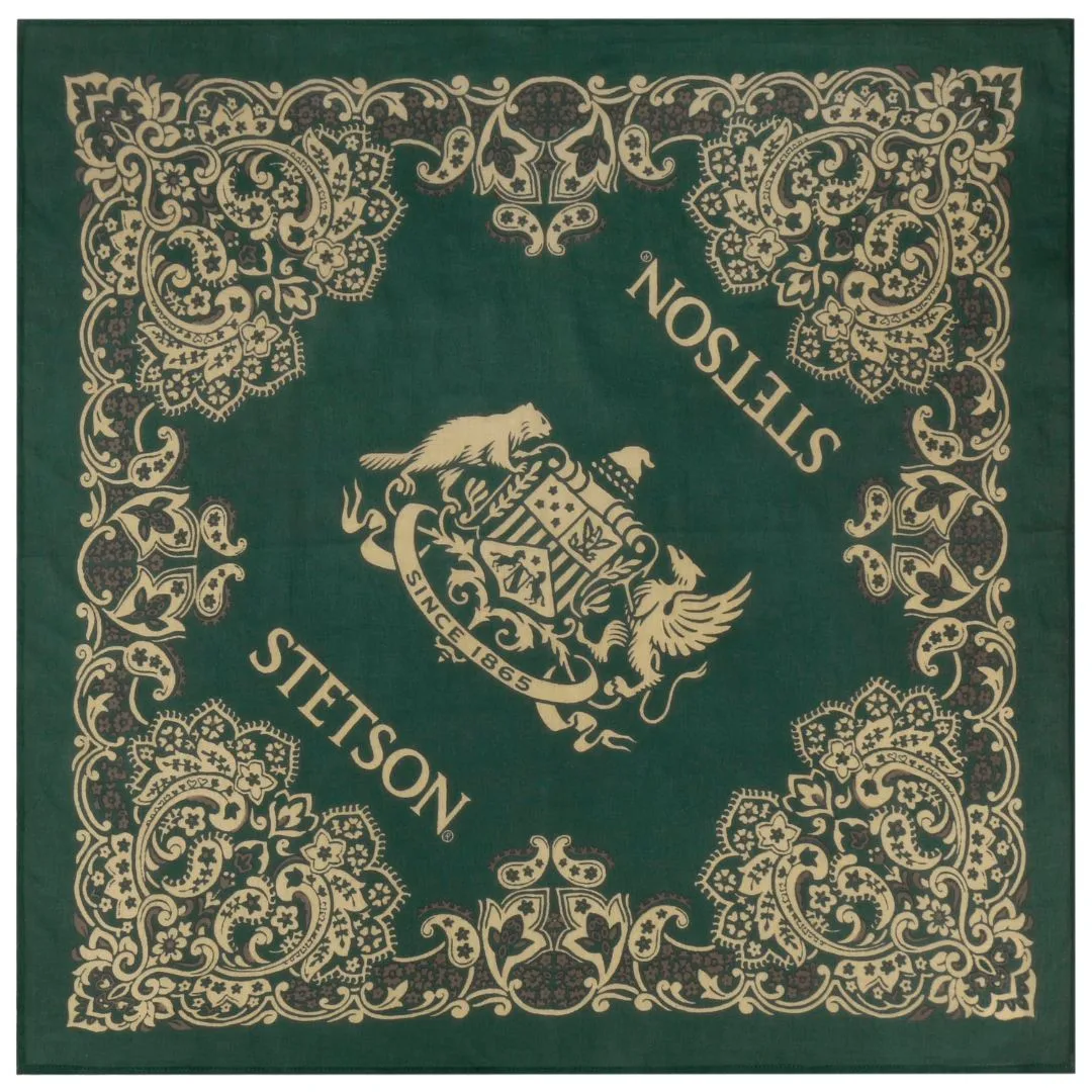 El-Gat-Amb-Botes-Platja-Daro-Shop-Online-Complementos-Bandanas-y-Gorras-Stetson-Bandana-Cotton-Green