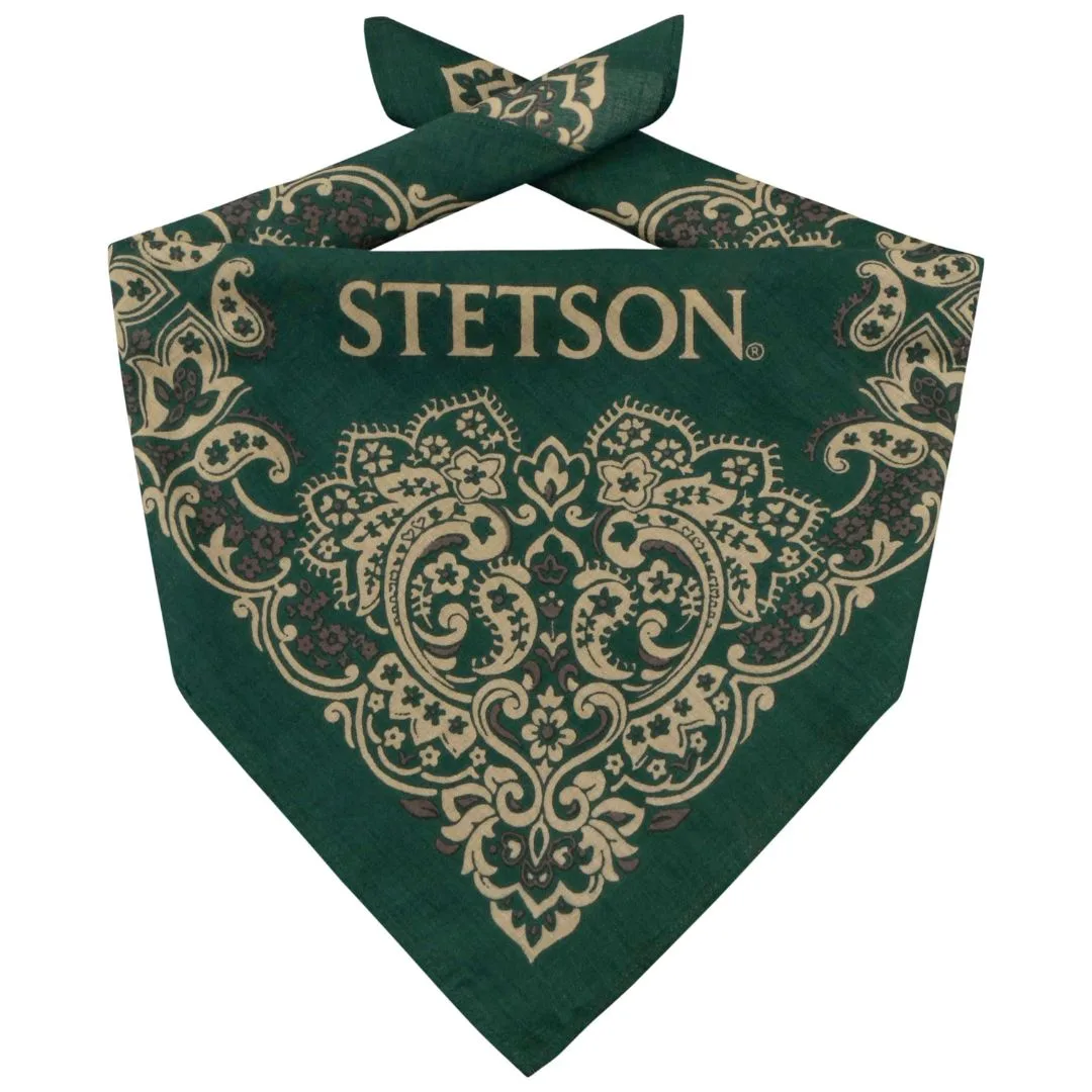 El-Gat-Amb-Botes-Platja-Daro-Shop-Online-Complementos-Bandanas-y-Gorras-Stetson-Bandana-Cotton-Green