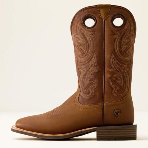 El-Gat-Amb-Bottes-Platja-Daro-En-Ligne-Ariat-Bottes-10074255-Highland-Toughstock-Large-Pointe-Carree-Botte-Cowboy