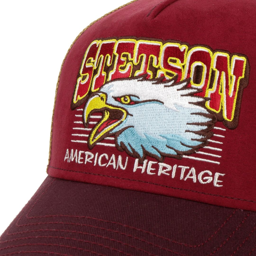 El-Gat-Amb-Botes-Platja-Daro-Shop-Online-Complementos-Bandanas-y-Gorras-Stetson-Trucker-Cap-Eagle-Head