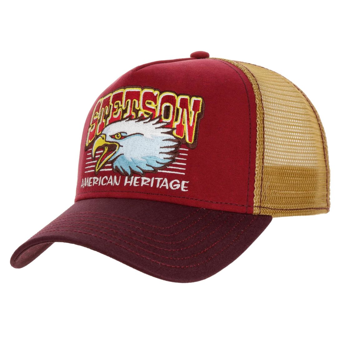 El-Gat-Amb-Botes-Platja-Daro-Shop-Online-Complementos-Bandanas-y-Gorras-Stetson-Trucker-Cap-Eagle-Head
