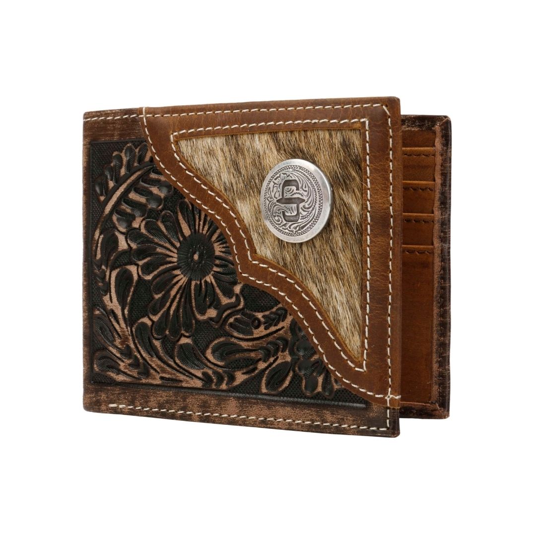 El-Gat-Amb-Botes-Platja-Daro-Shop-Online-Complementos-Cinturones-y-Carteras-Stetson-9797308-Hair-On-Hide-Leather-Bi-Fold-Wallet